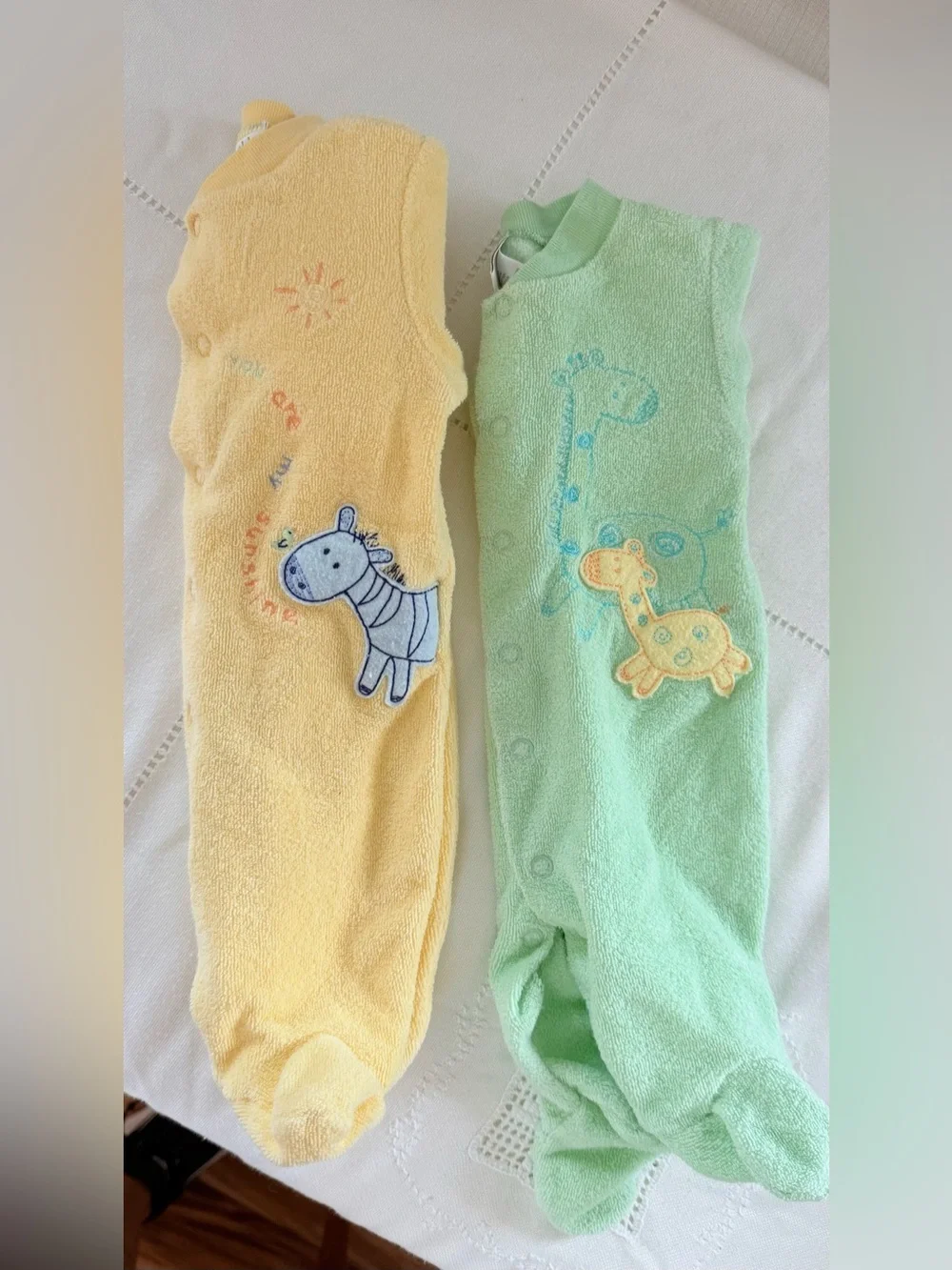 🦒 Carter’s x John Lennon Collector Series Terry Footie One-Piece 2PC Set NB🦒